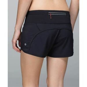 lululemon athletica Black Athletic Running Shorts